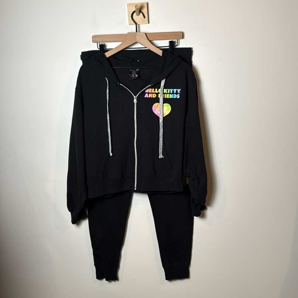 Sanrio Black Hello Kitty and Friends Hoodie Set